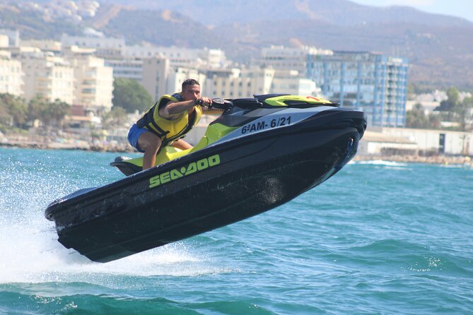 Guided JETSKI tour along the coast of Marbella, enjoy 30 minutes or 1 hour - The one-hour route along Marbella’s coast