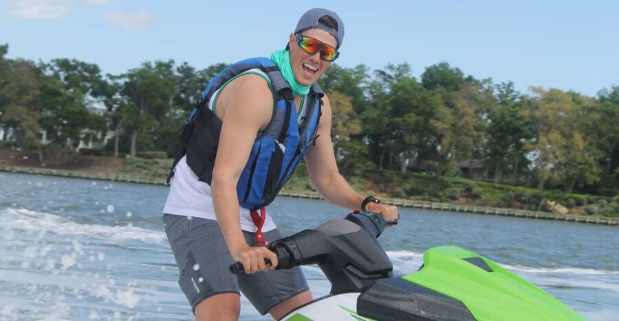Hilton Head Island: Jet Ski Tour - Reaching the open riding area in Calibogue Sound