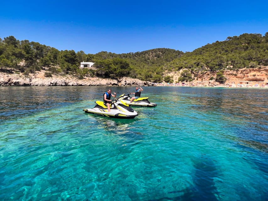 Ibiza Jet Ski Tour: San Antonio to Cala Salada - No License - Leaving San Antonio on a Yamaha Waverunner
