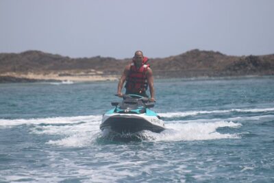 Jet Ski Activity to Lobos Island from Corralejo