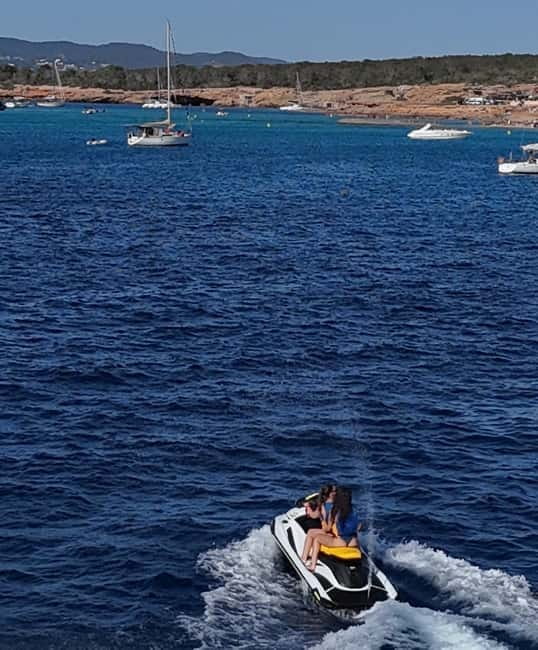 Jet Ski Adventure to the pristine Cala Conta - A secluded bay for swimming and sun