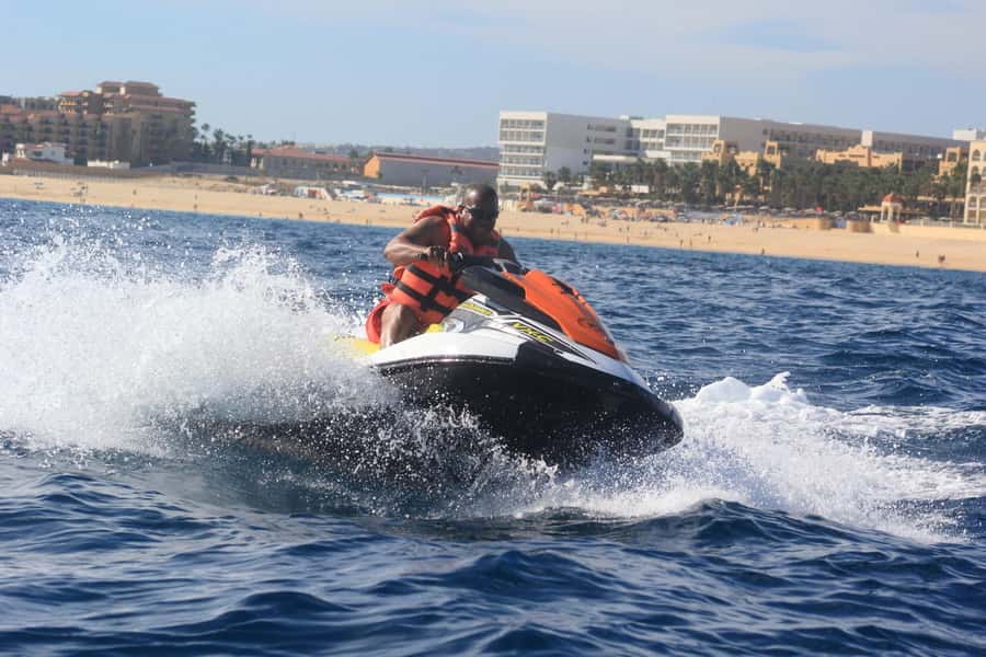 Jet Ski Adventure Zanzibar :Fun at Kendwa/Nungwi Beach - Racing back to Kendwa