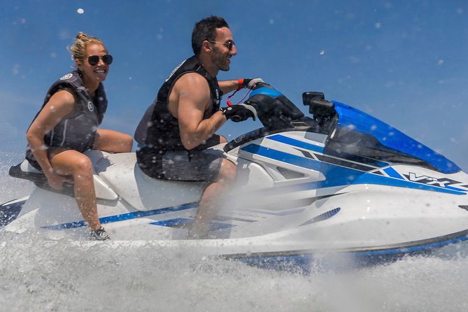 Jet ski excursion from San Antonio (Ibiza) to Es Vedrá - The swim stop adds more than a quick photo