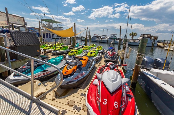Jet Ski Excursion in Orange Beach Waterways - What the three-seat WaveRunner means for your group