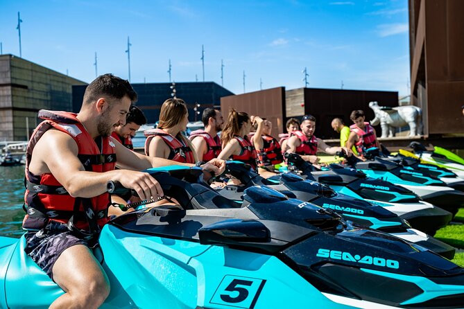 Jet Ski Experience without license in Barcelona - Your first minutes are about control and safety