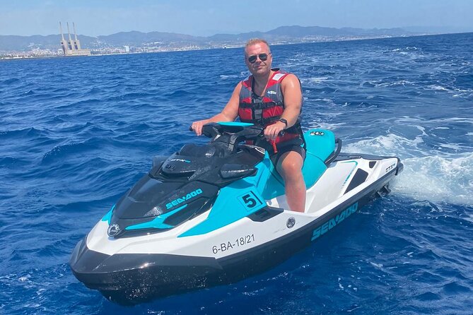 Jet Ski Experience without license in Barcelona - Speed is part of the appeal, but conditions matter