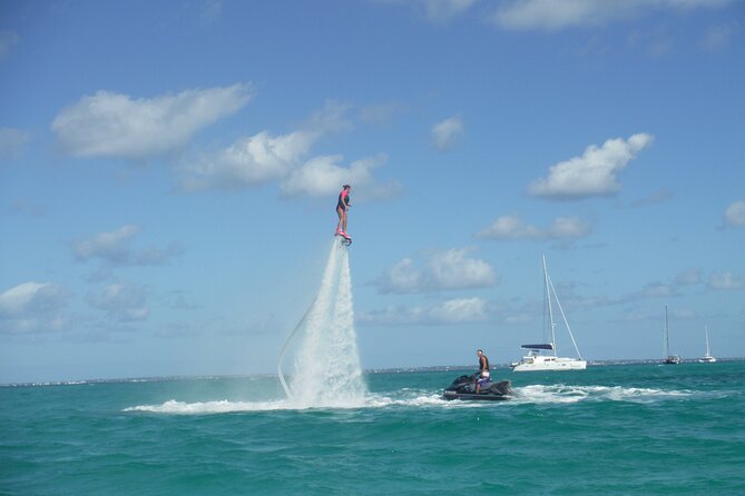 Jet Ski Flyboard Experience in St Martin - Taking off from Marina Royale in Marigot