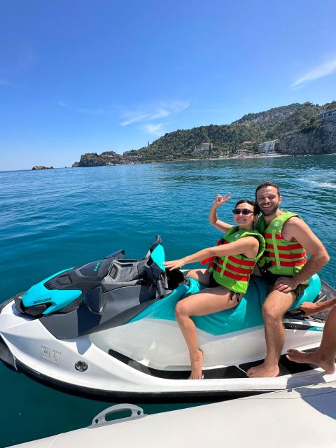 Jet ski Rent in Taormina and Letojanni. Partner White Lotus - Fast water and Taormina views