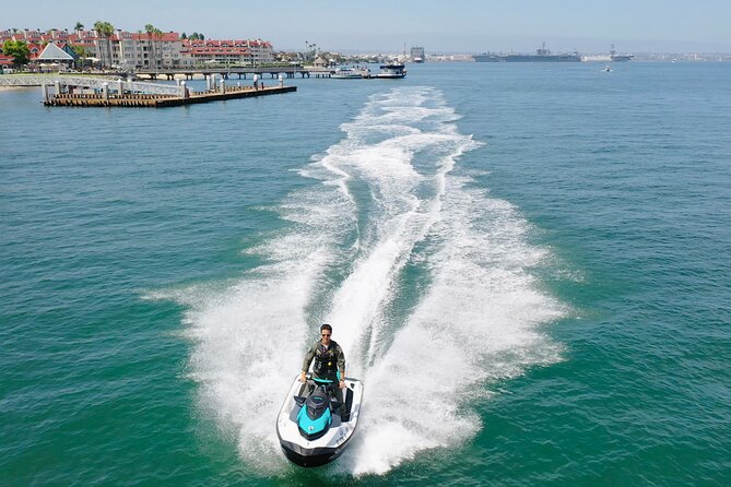 Jet Ski Rental Adventure in San Diego Bay - Sharing one jet ski with a second rider