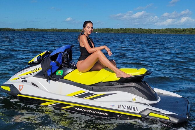 Jet Ski Rental at Secret Beach, San Pedro, Belize. - An hour of speed, scenery, and free riding