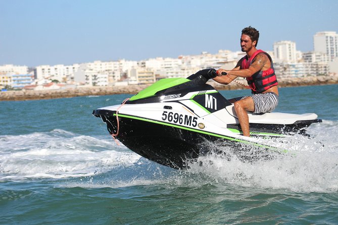 Jet Ski Rental - Vilamoura Marina - Coastal views from a machine, not a boat