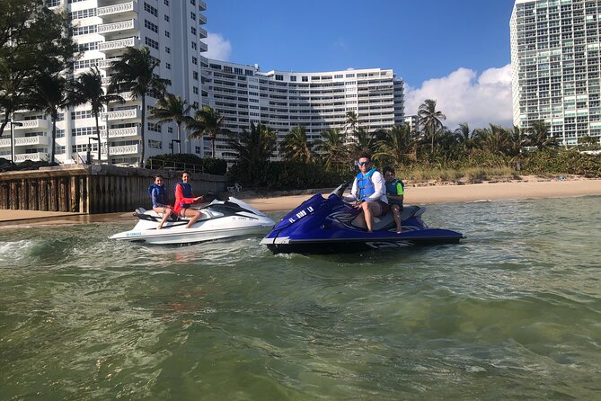Jet Ski Ride in Fort Lauderdale Beach - From Seabreeze Boulevard to the jet skis
