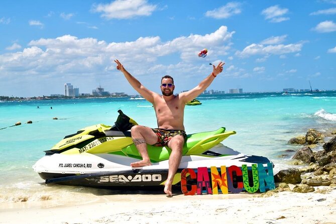 Jet Ski Ride on the Cancun Coast 30 Minutes - Sharing one jet ski with two people