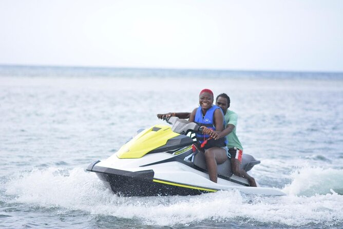 Jet Ski & River Rafting with Limestone Foot Massage from Montego Bay - What the 30-minute jet ski ride is really like