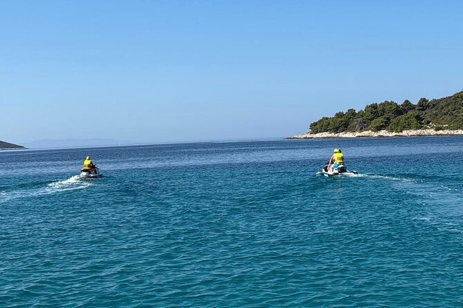 Jet Ski safari - The route toward Krknjasi Bay and the Blue Lagoon