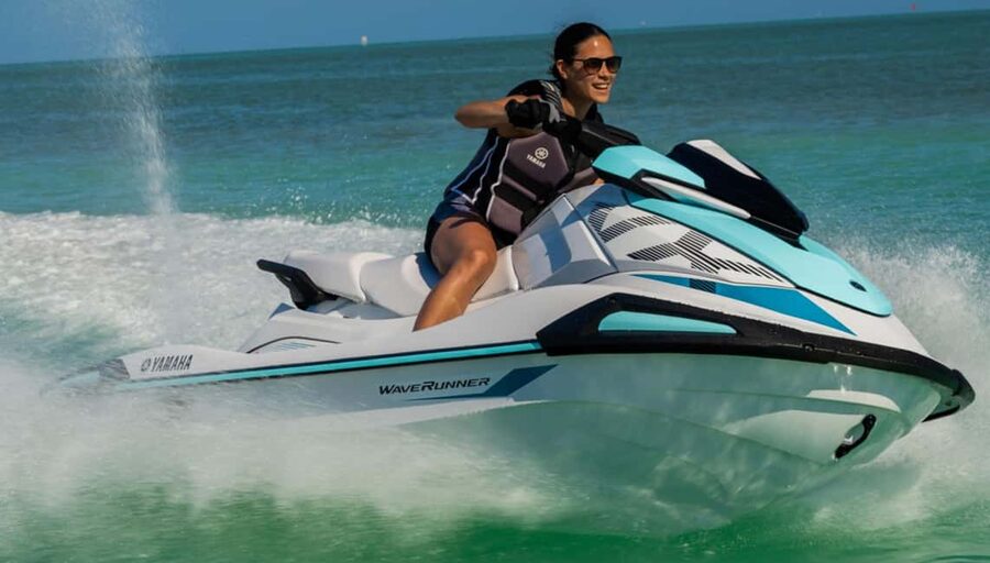 Jet ski safari from Puerto Calero to Papagayo Beach - Riding south along Lanzarote’s coast
