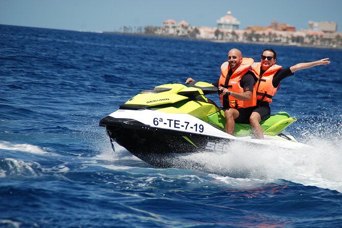 Jet Ski safari - Getting comfortable on the jet ski