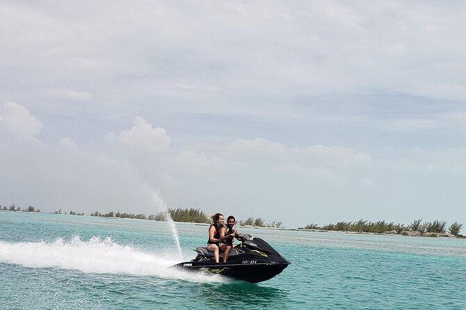 Jet Ski Shipwreck and Private Island Excursion - Riding from My Girl Ferry to the open water