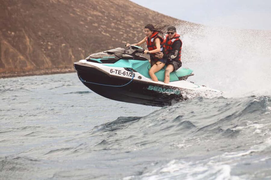 Jet Ski Tour Corralejo, Isla de Lobos - The return run and what 40 minutes feels like