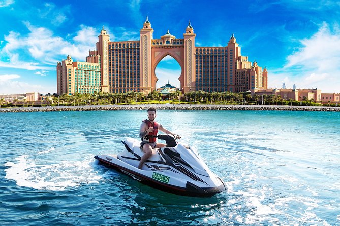 Jet Ski Tour Dubai: La Mer - Burj Al Arab- Atlantis for 1h 30min - Starting at La Mer in Jumeirah 1