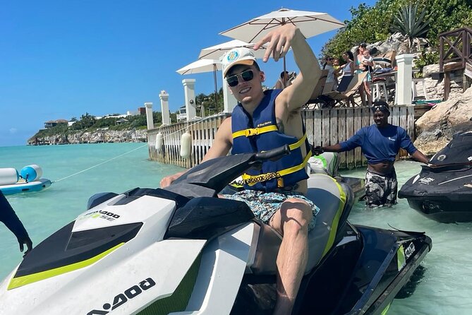 Jet Ski Tour or Jet Ski Rental in Providenciales - Cliff Jumping in Clear Water