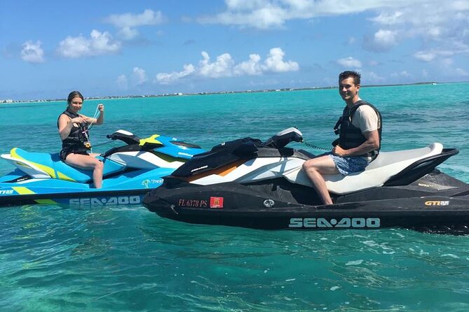 Jet Ski Tour or Jet Ski Rental in Providenciales - Riding Through Tropical Water