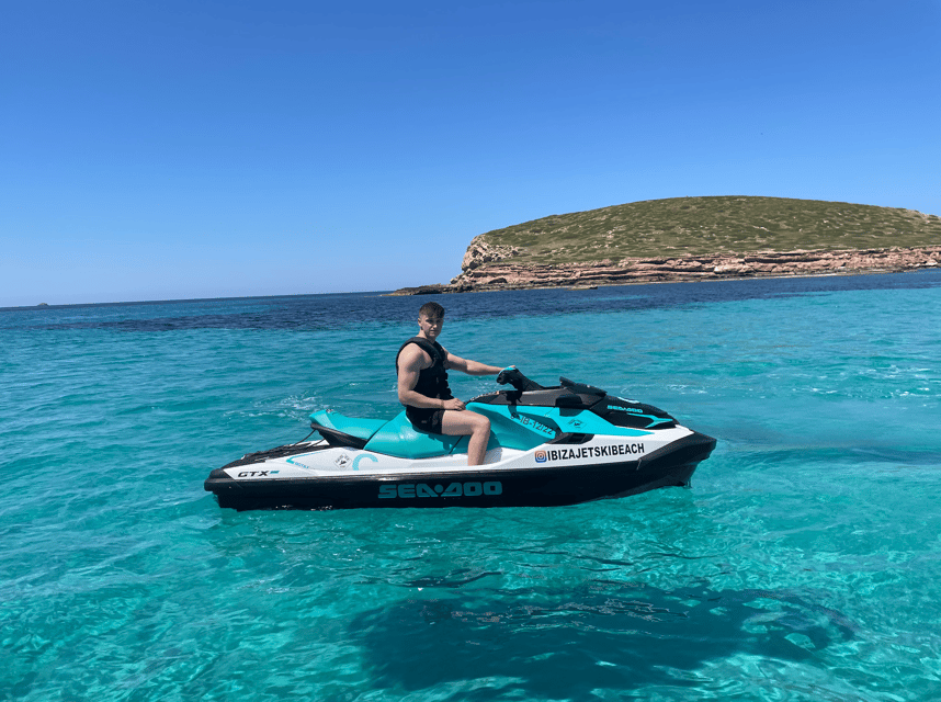 JET SKI TOUR to Atlantis From Sant Antony - IBIZA - What the open-water ride feels like
