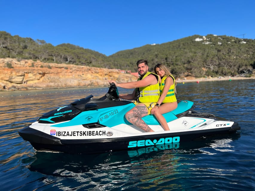 JET SKI TOUR TO Cala Salada FROM Puerto de San Antonio - Starting at San Antonio or Cala Bassa