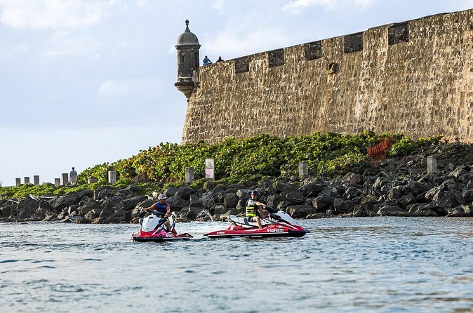 Jet Ski Tours in Old San Juan for Families and Friends - The Playita Puerta de Tierra swim stop