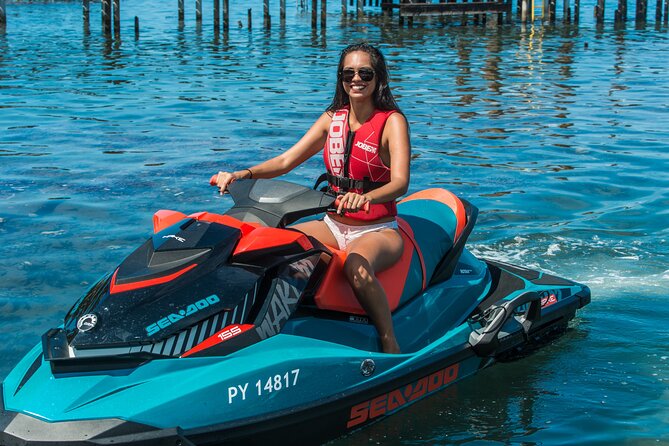 Jet Ski Trip for One Hour - Leaving Te Moana Tahiti Resort for the lagoon