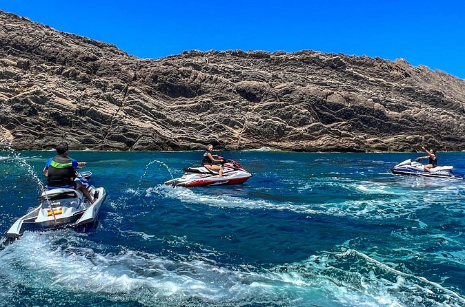 Jetski 1h Ibiza Coast Tour - The monitor and the feel of the outing