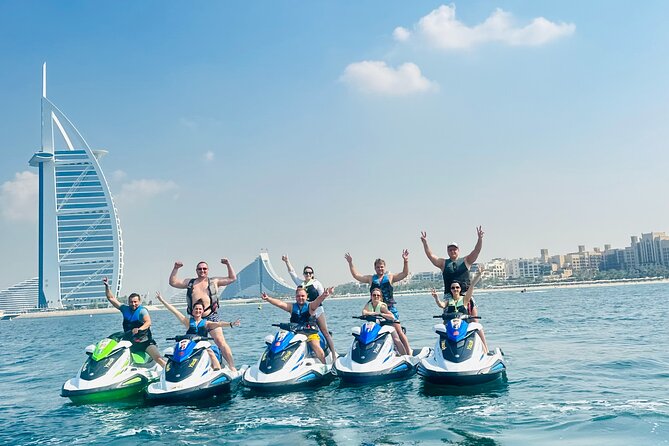 Jetski Dubai: 60Min Burj Al Arab & Atlantis the Palm - Ten minutes with the Burj Al Arab in front of you