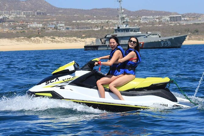 Jetski Ride Activity in El Medano Beach of Mexico - The Yamaha equipment and riding setup