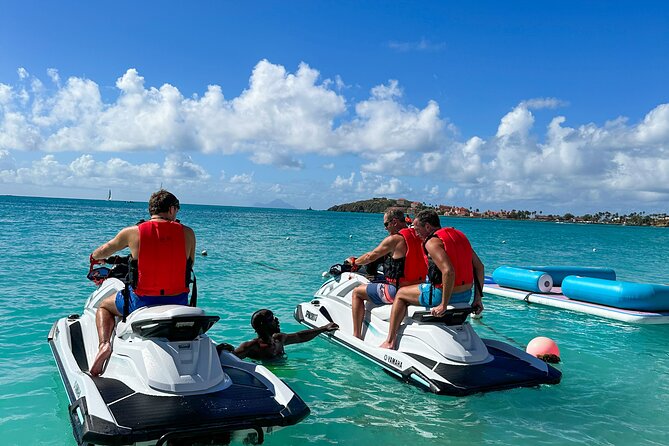 Jetski Ride in St Maarten - The longer coastal route and beach-hopping option