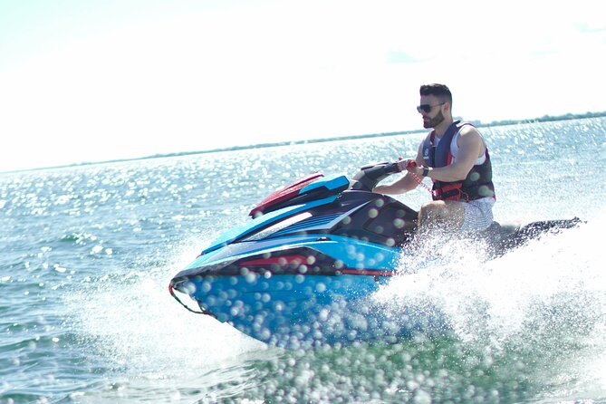 Jetski Ride While Exploring Miami Islands - The scenic boat ride to the jetski platform