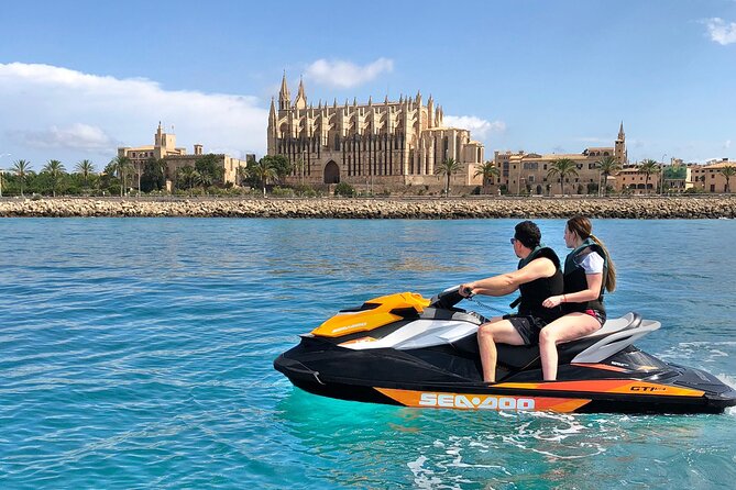 Jetski Tour to the Emblematic Palma Cathedral - Bellver Castle adds a second Palma landmark