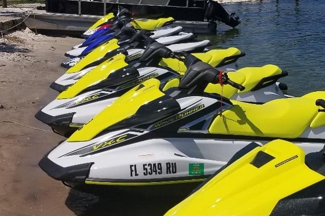 Jetski Waverunner Rental - Destin - Crab Island sounds close, but the clock moves fast
