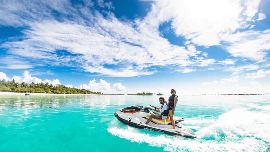 kendwa: jet ski experience - Sunset changes the feel of the experience