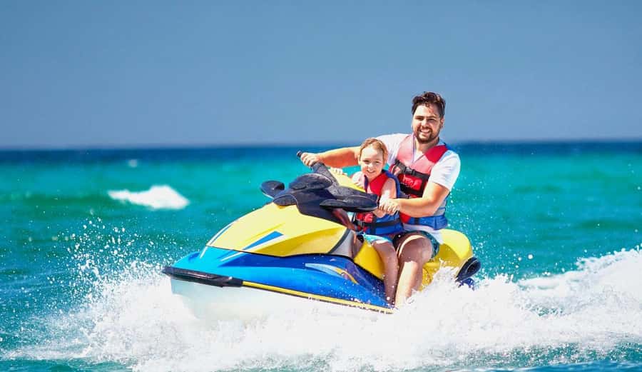 kendwa: jet ski experience - The safety briefing comes first