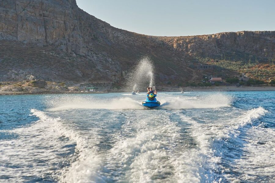 Kolymvari - Afrata & Menies Jet Ski Safari - Choironisia island and the longer stop