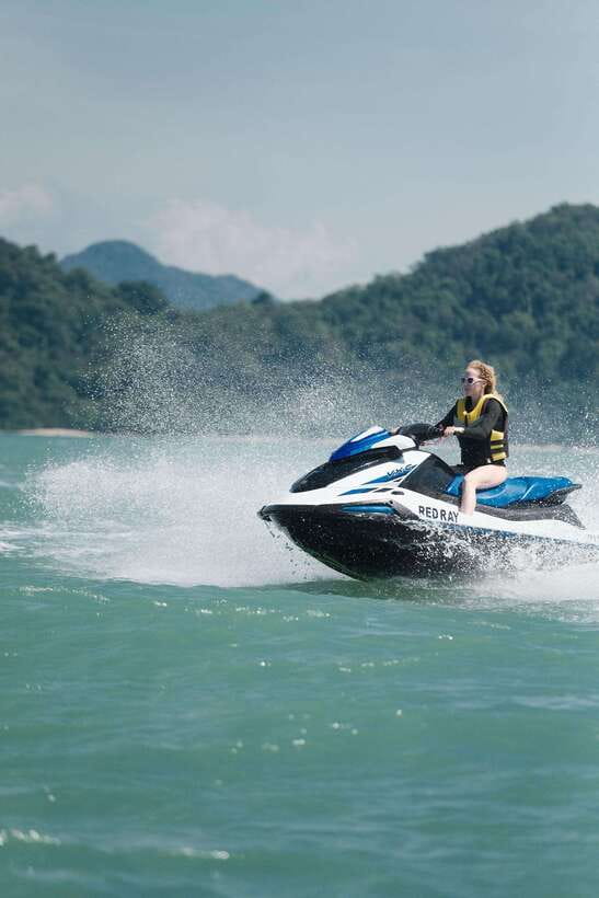 Langkawi: Jet Ski Adventure at Cenang Beach (30/45/60 Min) - What you see from the water near Pantai Cenang