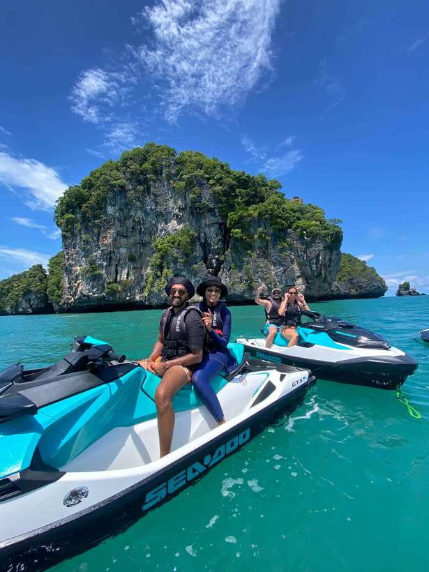 Langkawi Jet Ski Tour Dayang Bunting Free Drone Video - Key points at a glance