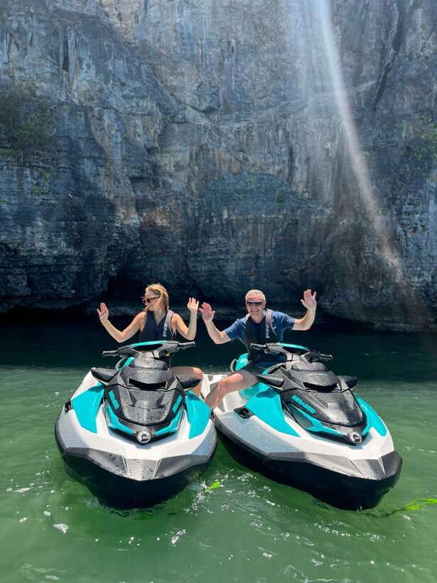 Langkawi: Mangrove Jet Ski Tour with Drone Video - Pregnant Maiden Lake and the first island views