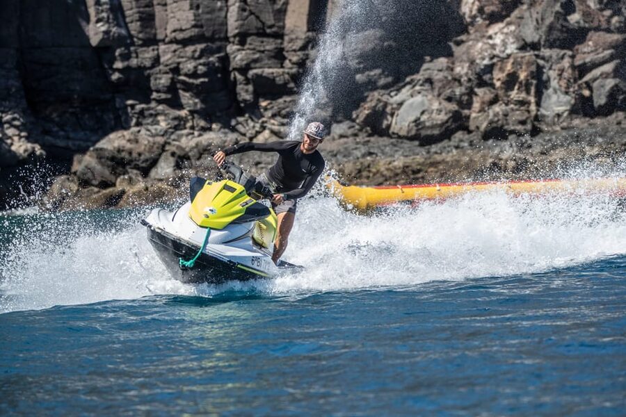 Lanzarote: Jet Ski Tour - The 40-minute Playa Quemada route