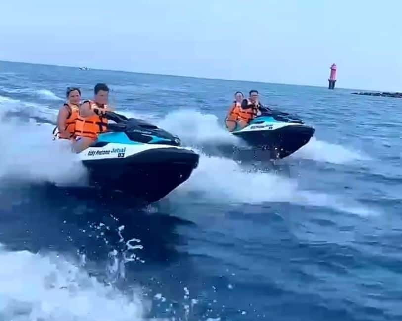 Lombok : Jetski Senggigi Beach Coastal Ride - The safety briefing comes before the speed
