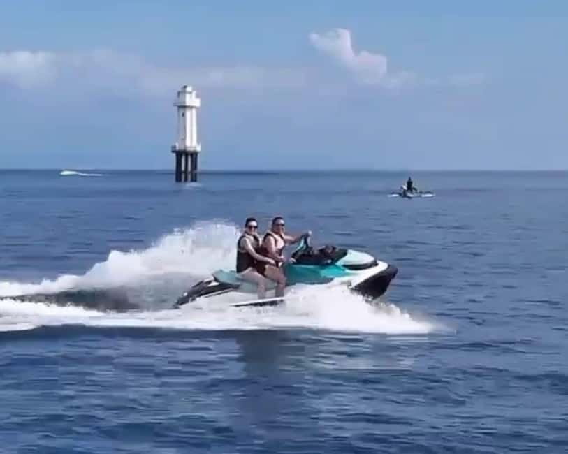 Lombok : Jetski Senggigi Beach Coastal Ride - Meeting Awan Obas near Senggigi Port