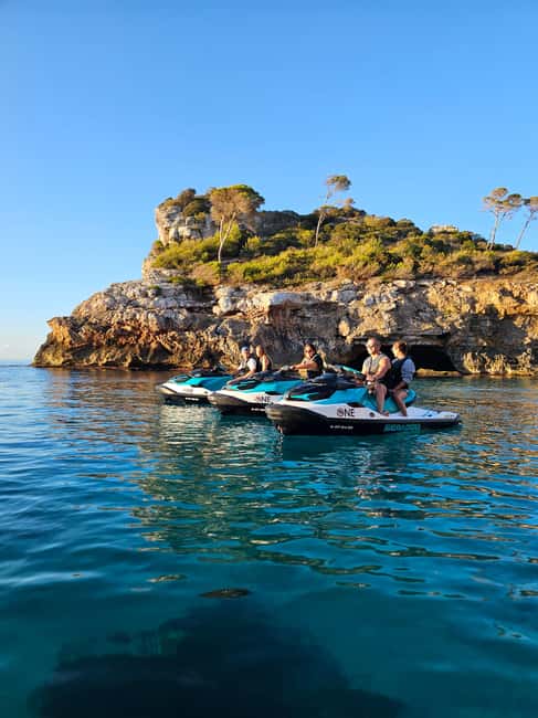 MALLORCA: CALA D'OR JET SKI TOUR, SUNRISE OR SUNSET - Along the coast toward Cala Mondragó