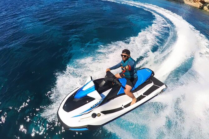 Malta Blue Lagoon Jet Ski Safari Tour, No Licence Needed - Crystal Lagoon and Comino’s sea caves
