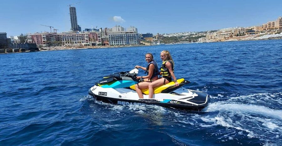 Malta: Jet Ski Rental - Starting at Sun & Fun Water Sports in St George’s Bay