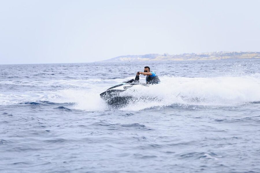 Malta: Jet Ski Safari to St. Paul's Islands or St Thomas Bay - The southern route, harbor views and il-Hofriet